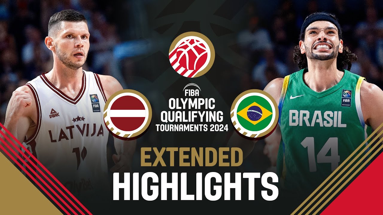 Final: Latvia 🇱🇻 vs Brazil 🇧🇷 | Extended Highlights | FIBA OQT 2024 Latvia