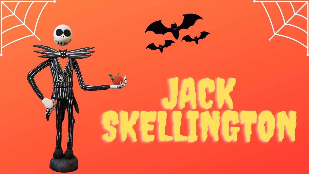 Como hacer a JACK de el Extraño Mundo de Jack fácil con foamy moldeable