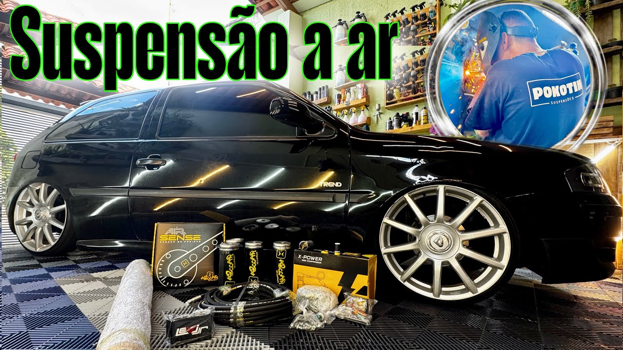 INSTALAÇÃO SUSPENSÃO A AR “ABCCAR” GOL G4 !!!