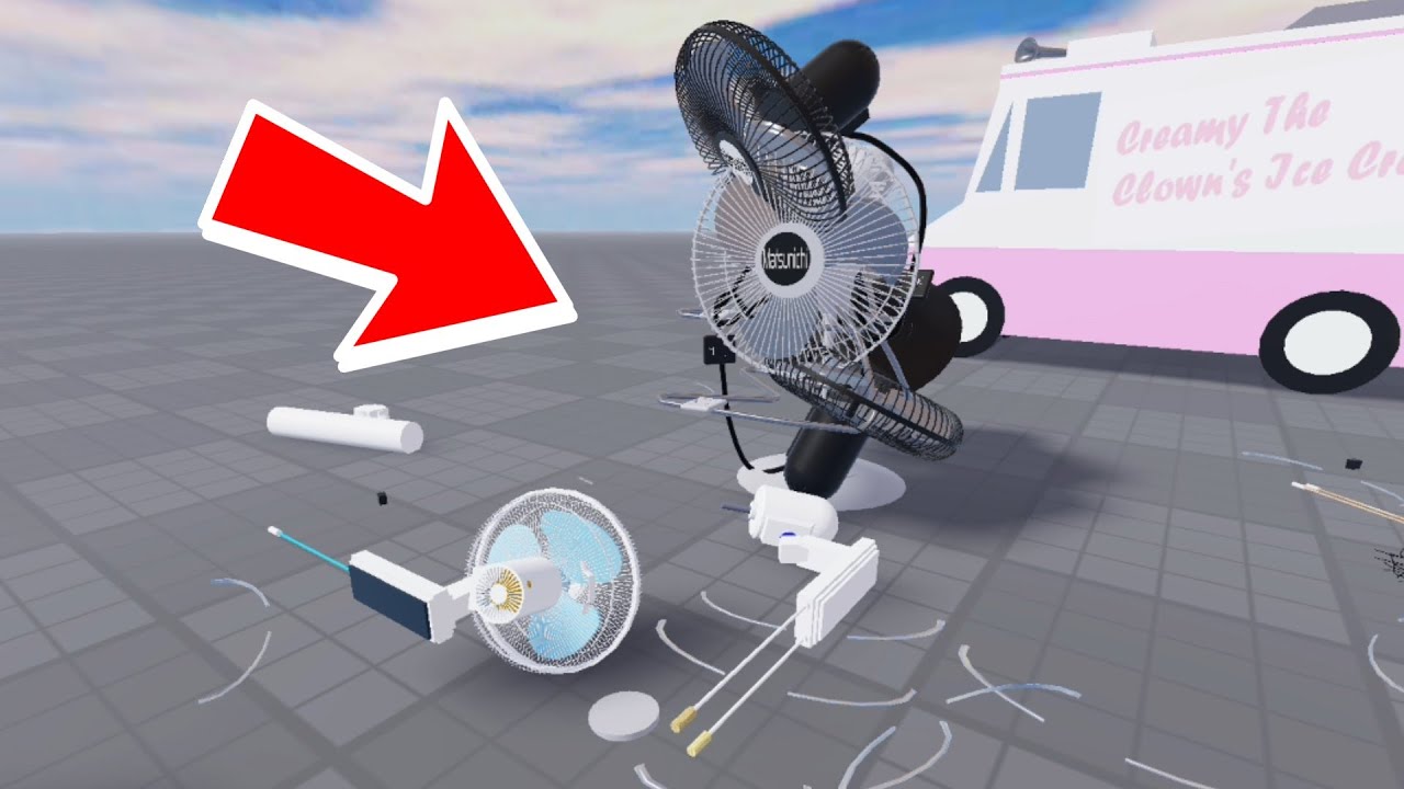 ROBLOX THE BEST FAN DESTRUCTION