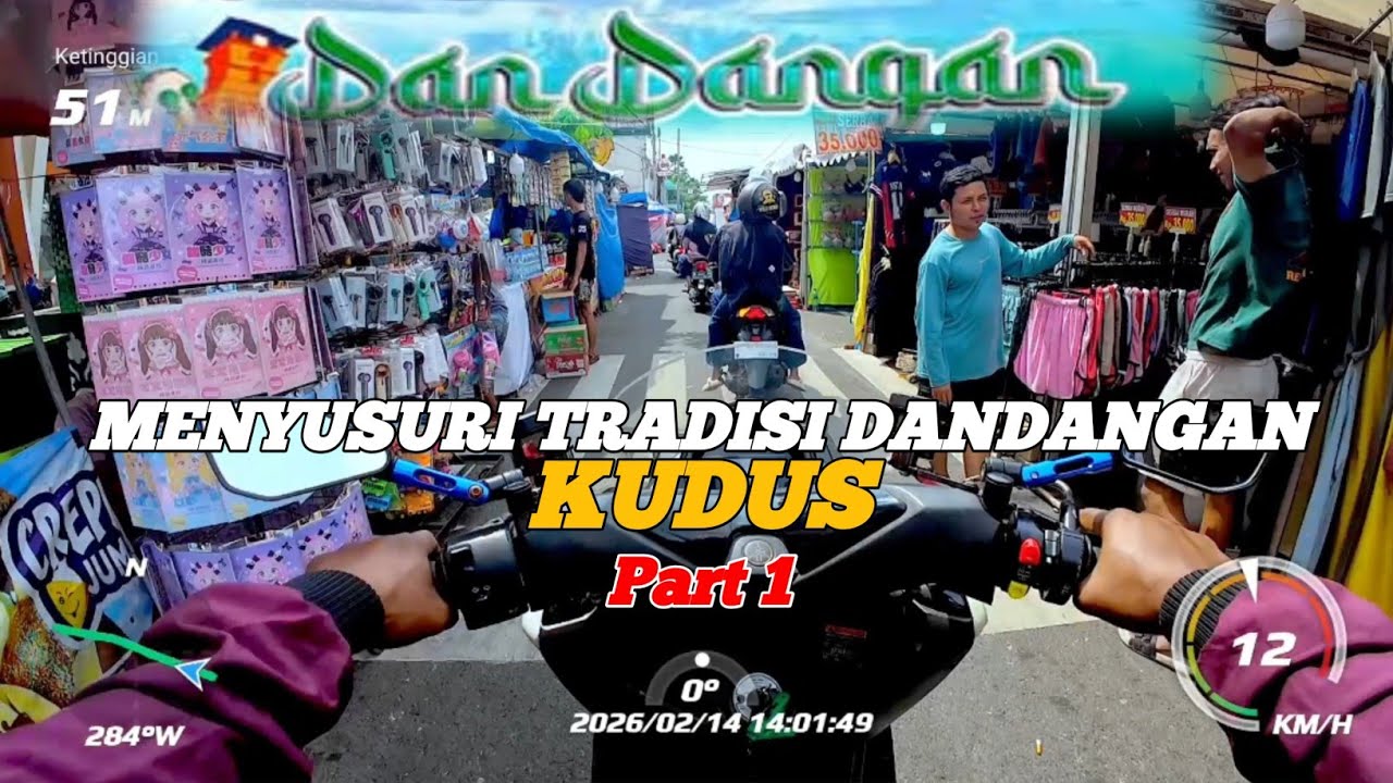 TRADISI DANDANGAN KUDUS‼️Vibes Dengan Motor PART 1