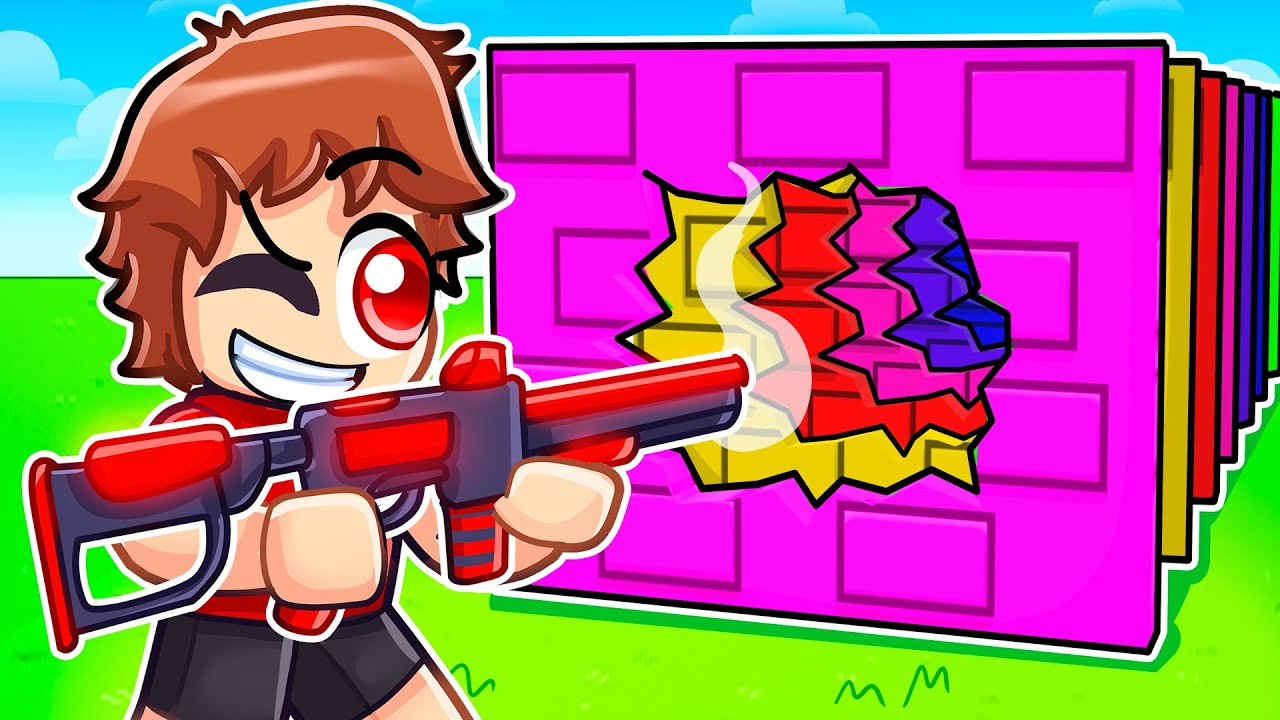 Shooting Thru 7,164,189 Walls in Roblox!