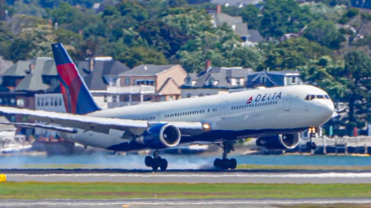 Delta Air Lines Good Ladings at Boston | Airbus 321 & Boeing 767