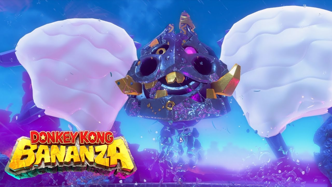 Donkey Kong Bananza - Sinister Blusterwing Walkthrough (Bossfight)