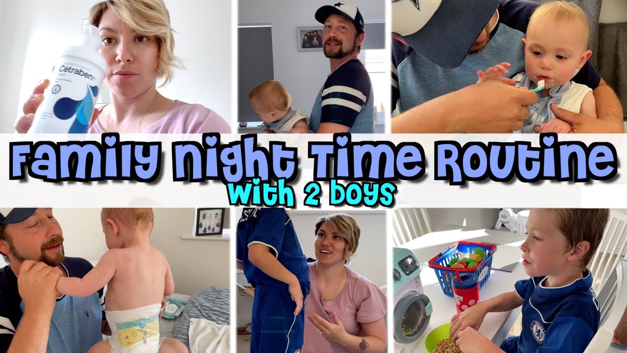 NIGHT TIME ROUTINE with 2 Boys! Family Edition!