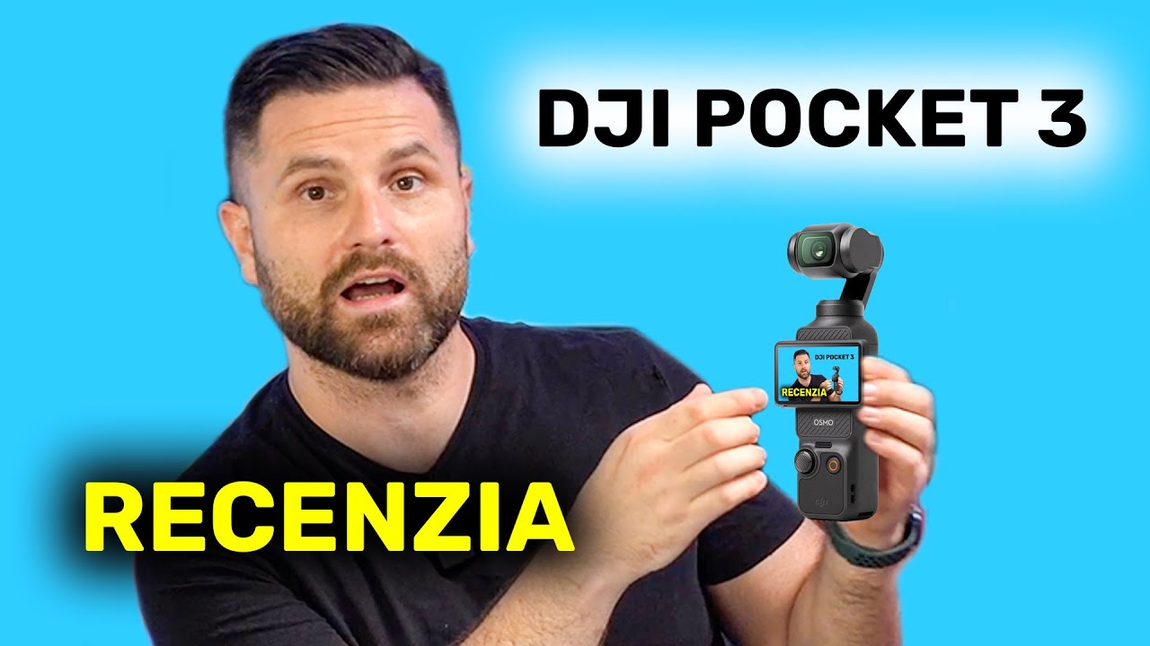 DJI POCKET 3: KLADY A ZÁPORY + TEST A POROVNANIE
