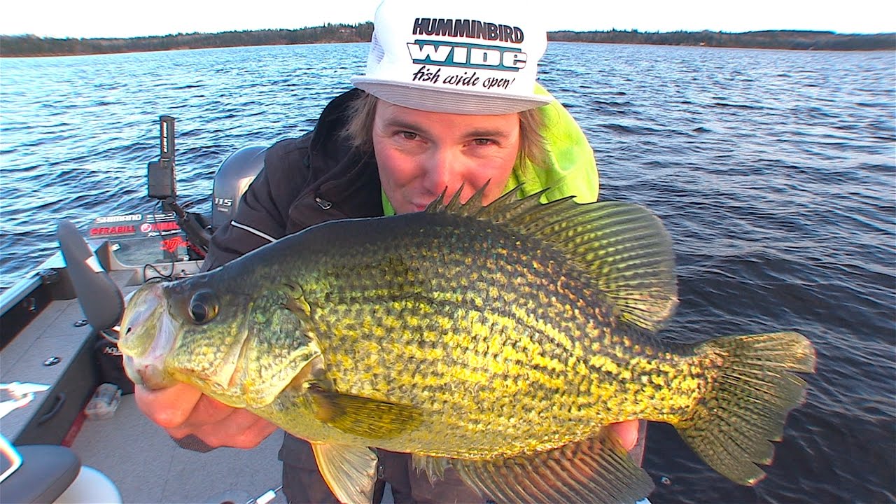 Затонувшая лодка Crappie (Восточный регион Манитобы)