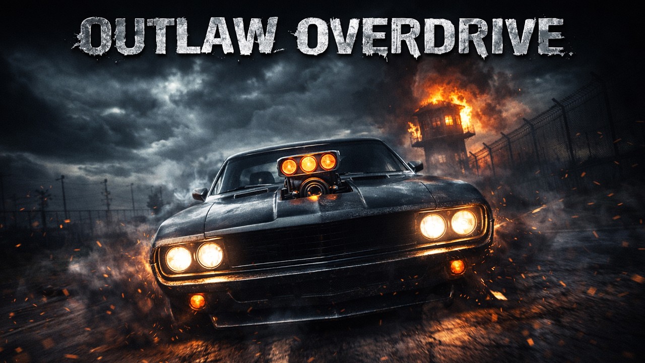 OUTLAW OVERDRIVE – Heavy Blues Rock Stomp | Gritty Driving Music & Raw Slide Guitar 🎸⛓️