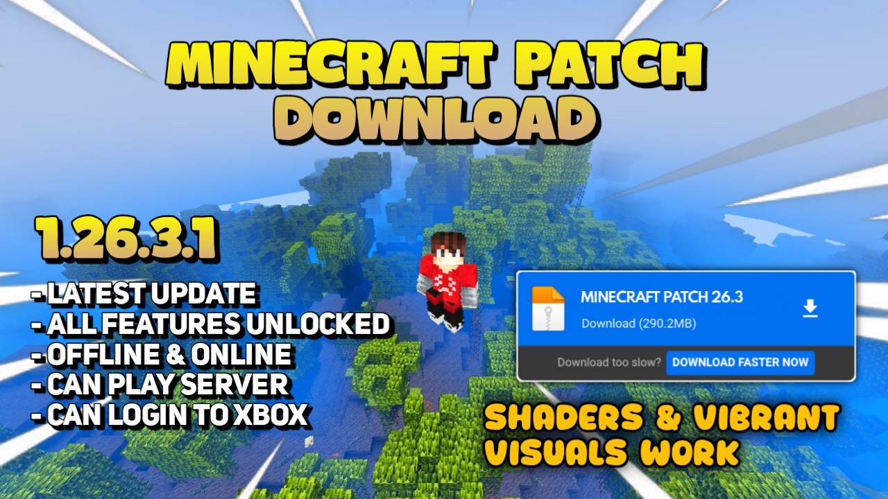 DOWNLOAD MINECRAFT PATCH 26.3 - LATEST UPDATE ‼️