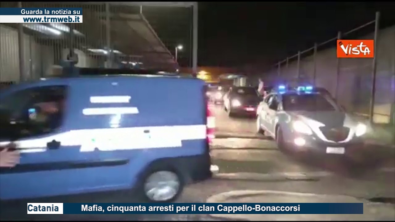 Catania - Mafia, cinquanta arresti per il clan Cappello-Bonaccorsi