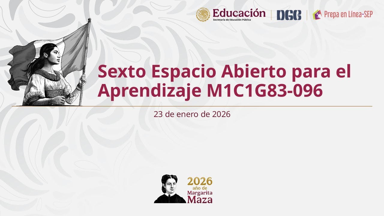 Sexto Espacio Abierto para el Aprendizaje G83