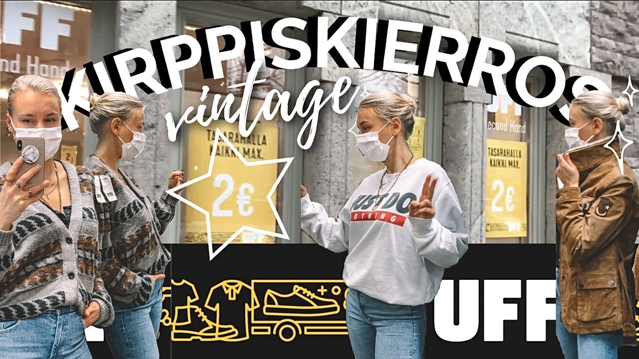 KIRPPISKIERROS Kierretään kaikki Helsingin vintage UFF:t 2€ tasarahapäivillä 🅣🅤🅤 🅚🅘🅡🅟🅟🅐🅡🅘🅛🅛🅔 🅜🅤🅝 🅚🅐🅐