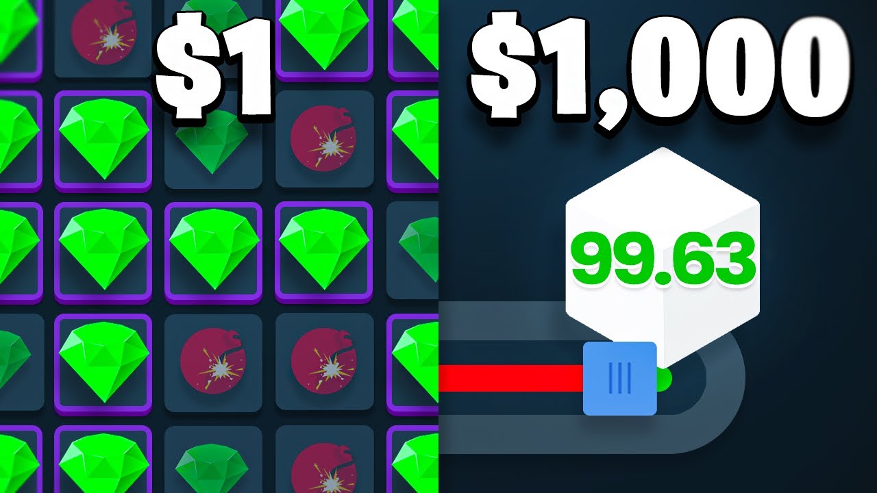 $1 vs $1,000 GAMBLING STRATEGIES