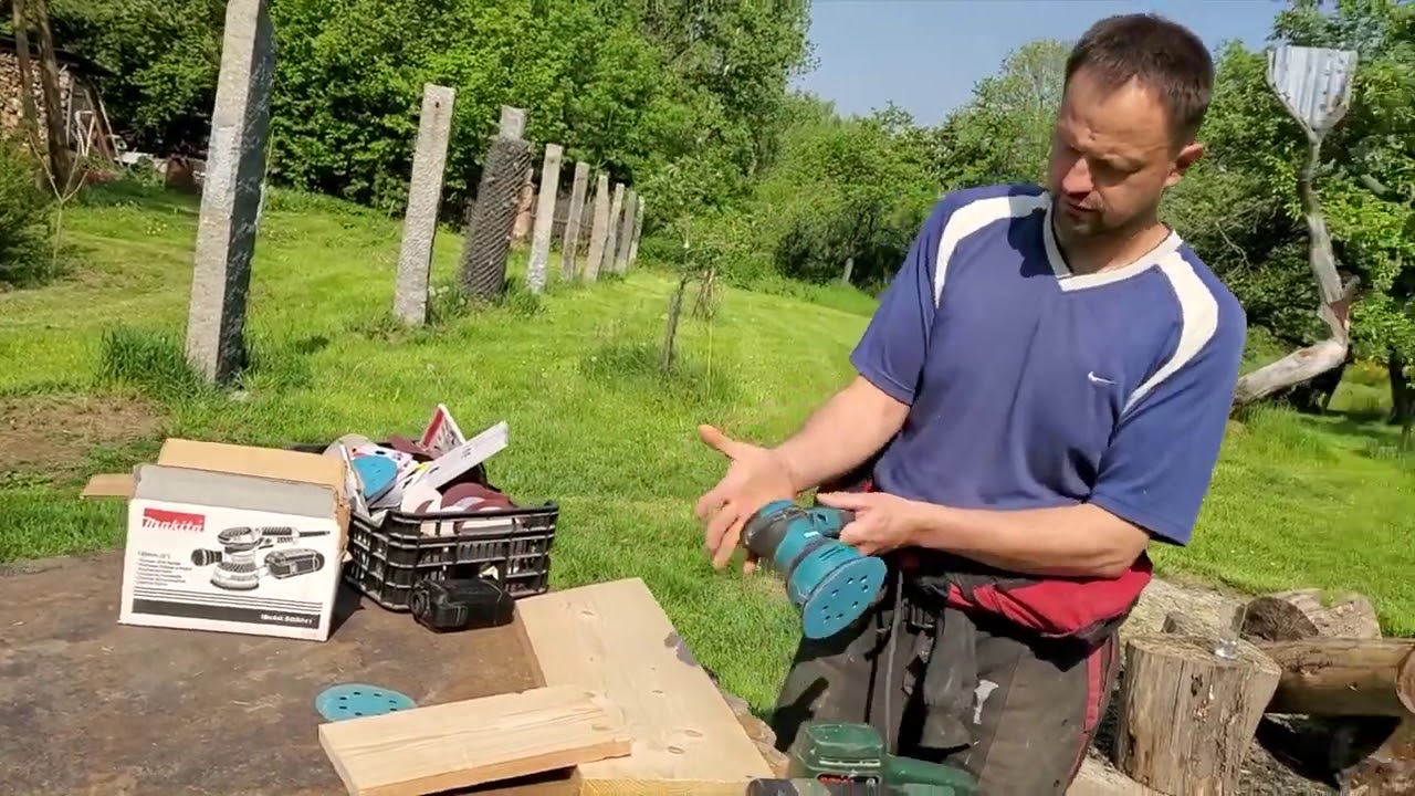 Bruska Makita model BO5041 - Test