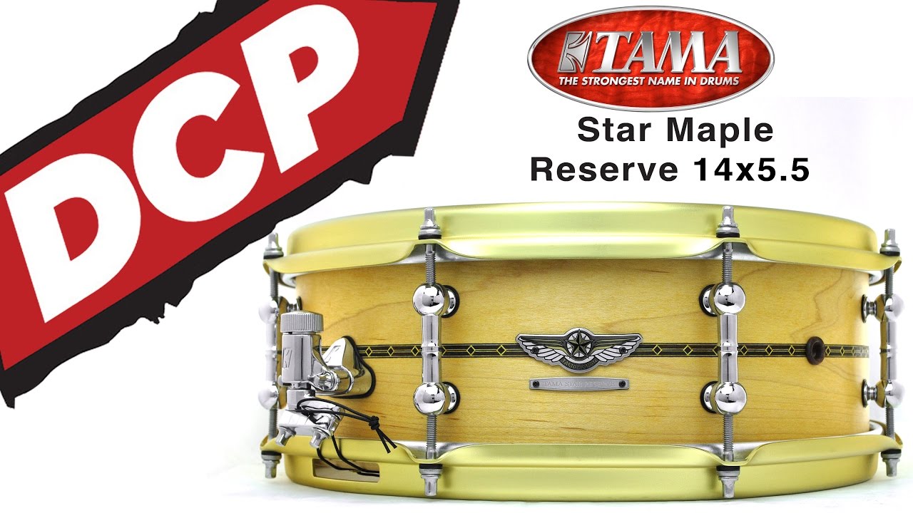 Tama Star Solid Maple Reserve Snare Drum 14x5 Oiled Natural Maple - Video Demo