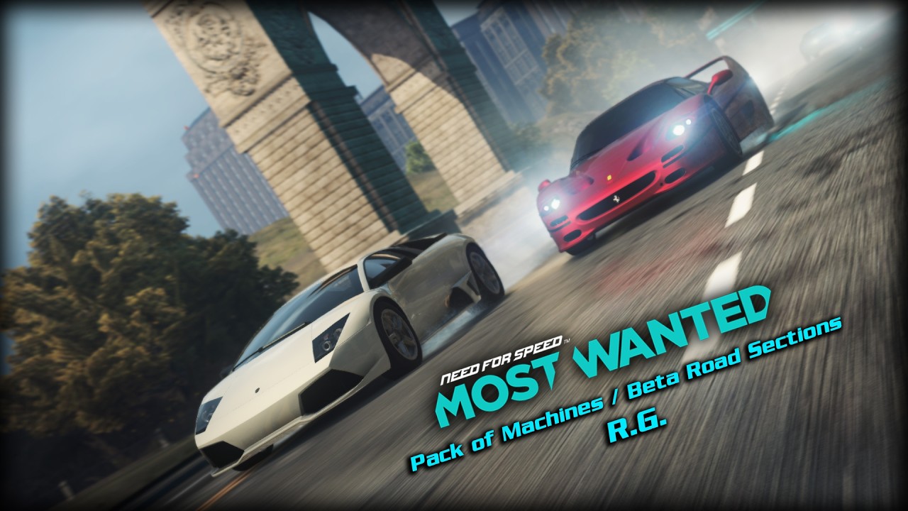 Pack of Machines/Beta Road Sections - Most Wanted '12 (R.G.)