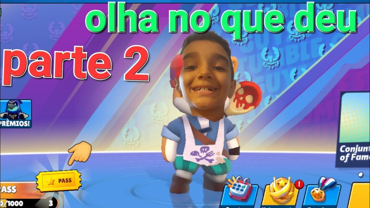 Jogando stumble guys parte 2