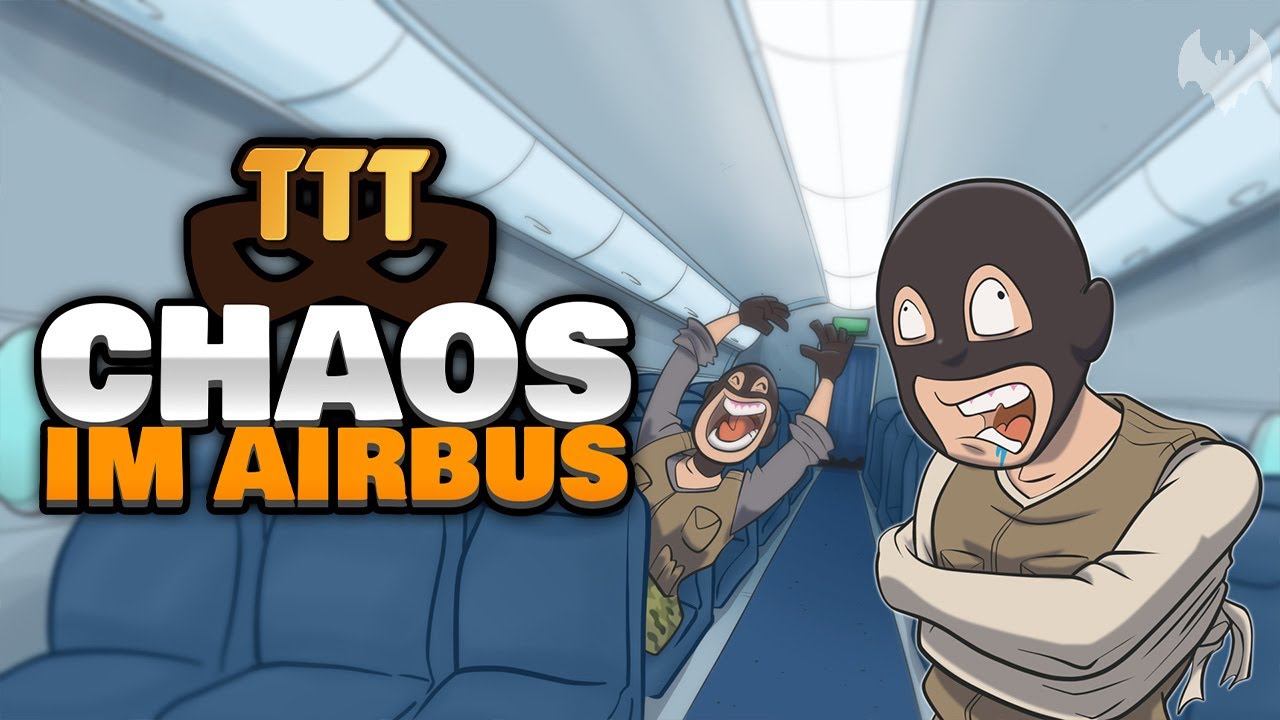 TRAITOR-CHAOS im FLUGZEUG 🧑‍✈️ - ♠ Garry's Mod - TTT Heroes ♠ #1612
