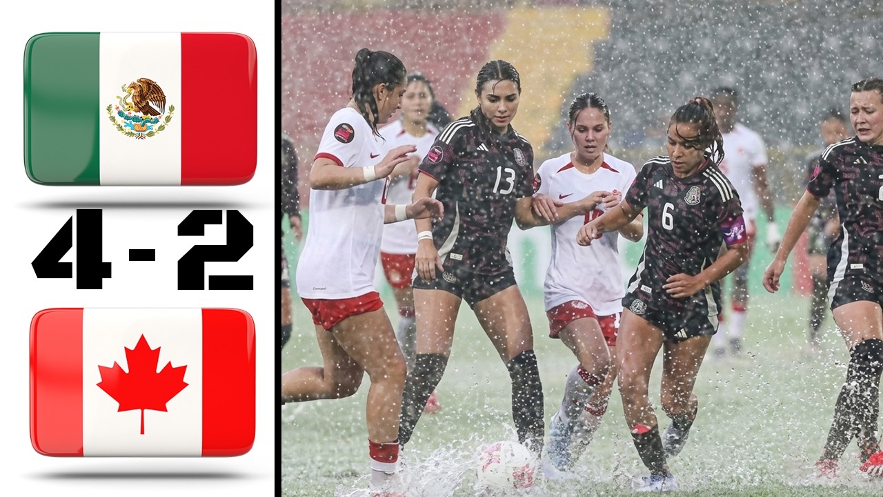 Danza bajo la lluvia: M&Eacute;XICO destroza 4-2 a Canad&aacute; | &iexcl;BOLETO AL MUNDIAL 2026 ASEGURADO!