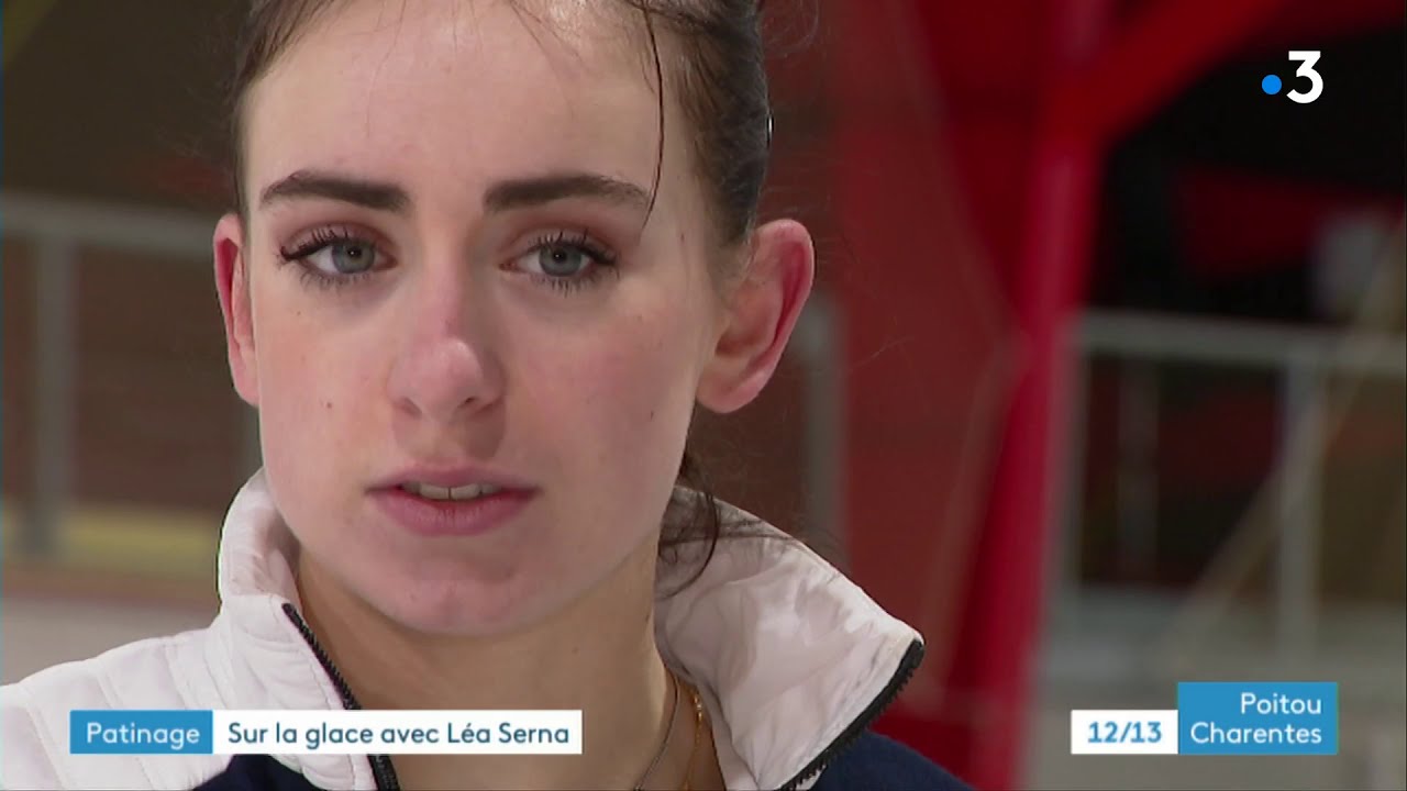 Léa Serna, sacrée championne de France de patinage artistique