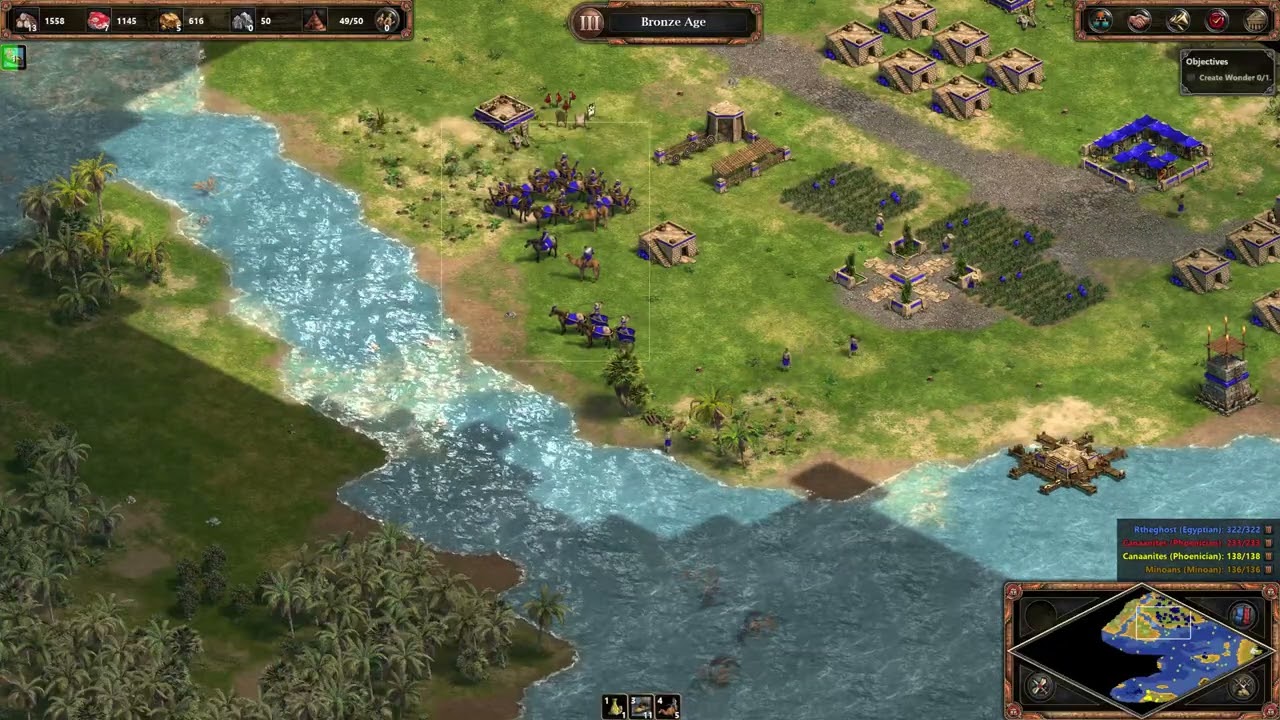 Age of Empires Definitive Edition 4K - Ascent of Egypt 11. A Wonder of the World (Hardest, Fastest)
