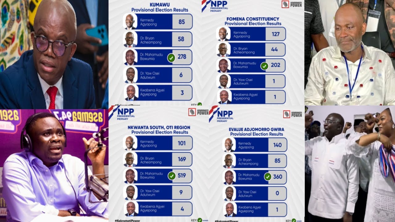 Sh0cking! Dr.Bawumia Wins Massively In Nhyiaeso And...As Sticka Runs For Cover-OB Laugh Like A Child