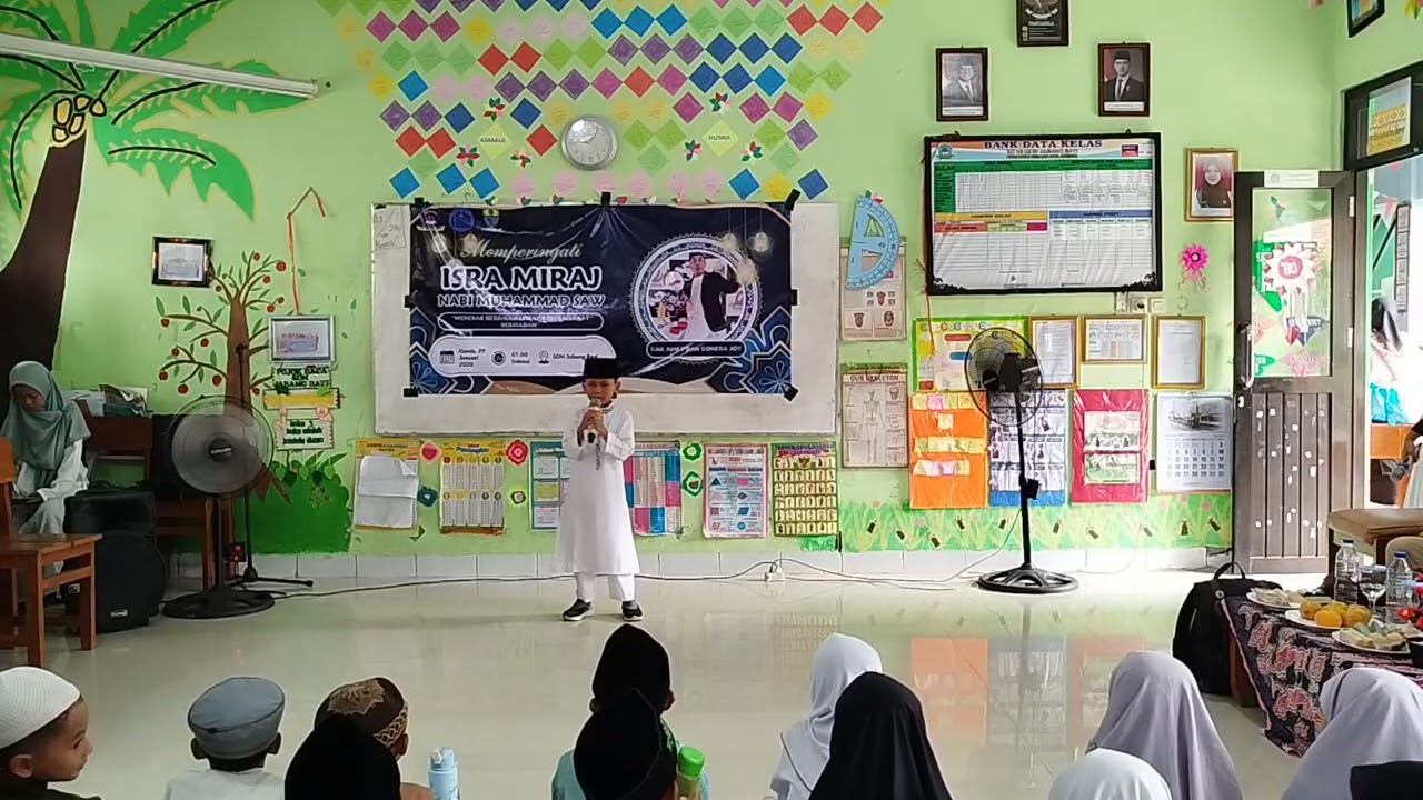 Isra Mi'raj SDN Jabang Bayi 2026 dengan tema 