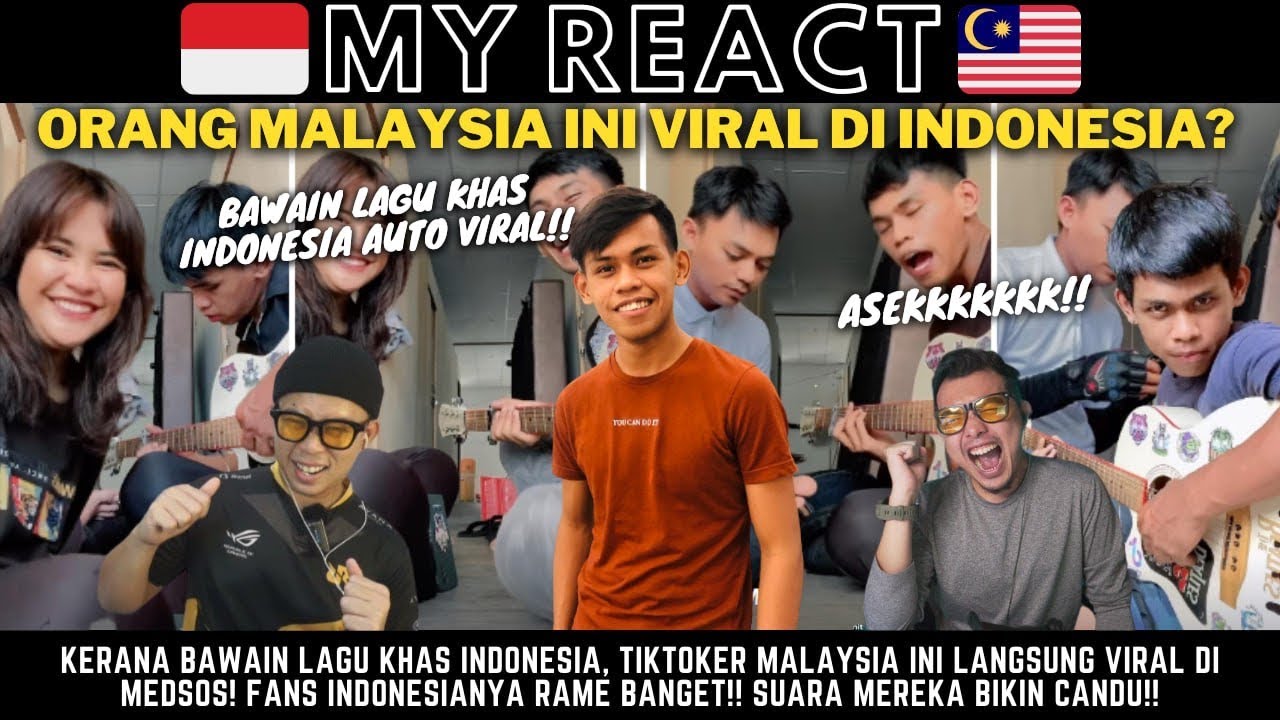 ASYIKKK!! ORANG MALAYSIA YANG VIRAL DI INDONESIA, SANTAI BANGET