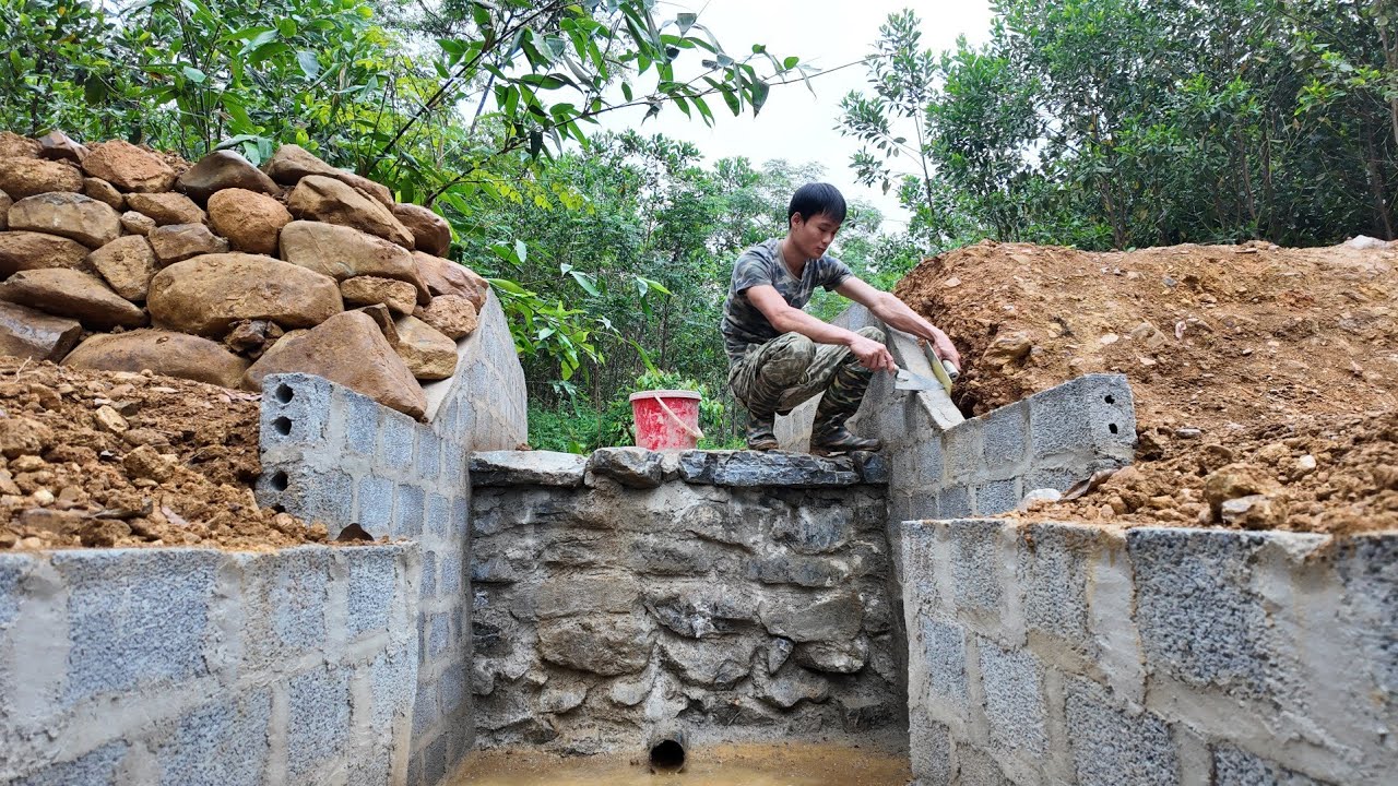 Full video Construction process of water storage dams and drainage canals to prevent floods