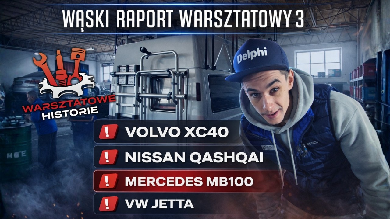 Kamper z 89 roku / Wada silnika w VOLVO XC40 - WĄSKI RAPORT WARSZTATOWY 3