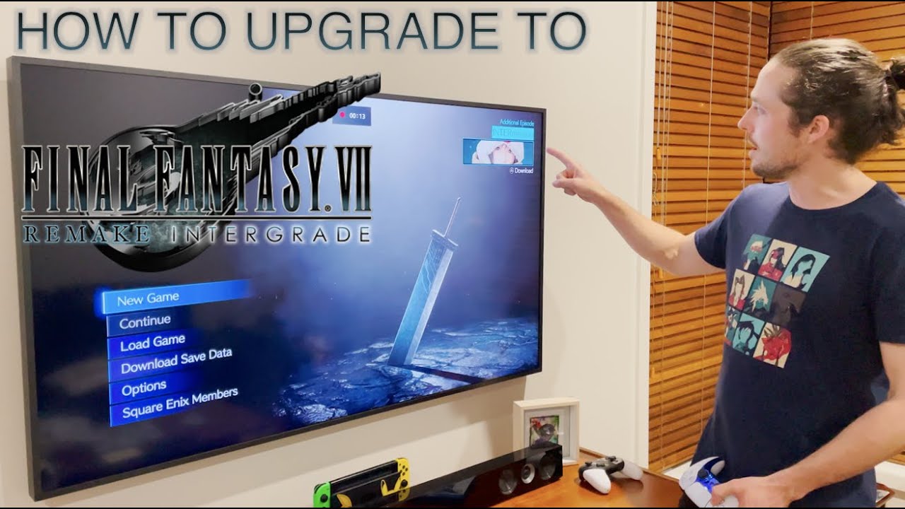 Как обновить PS4 FFVII Remake до PS5 INTERGRADE + INTERmission DLC