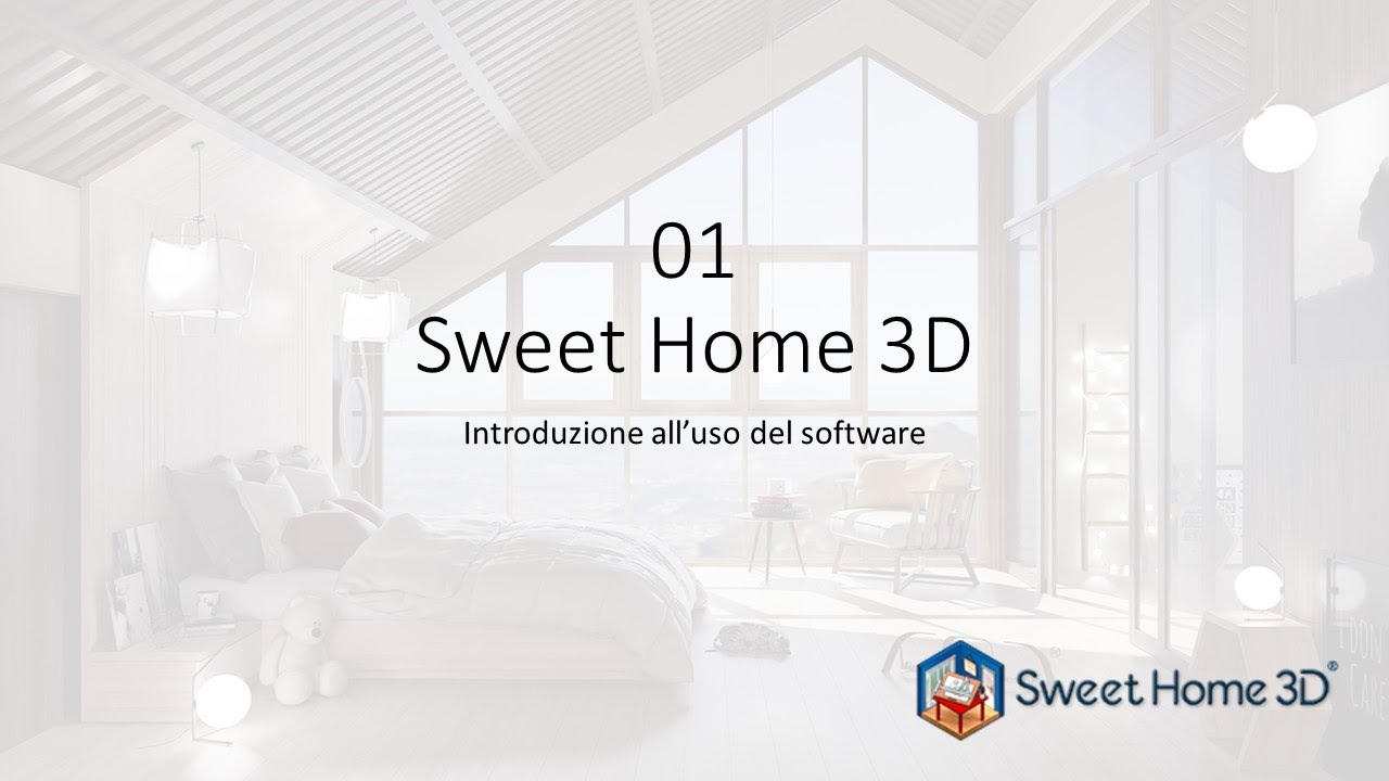 01. Sweet Home 3D: introduzione all'uso