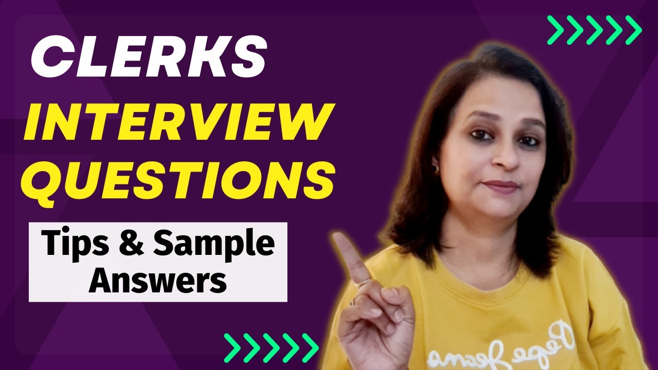 Office Clerk Interview Questions and Answers - For Freshers and Experienced Candidates