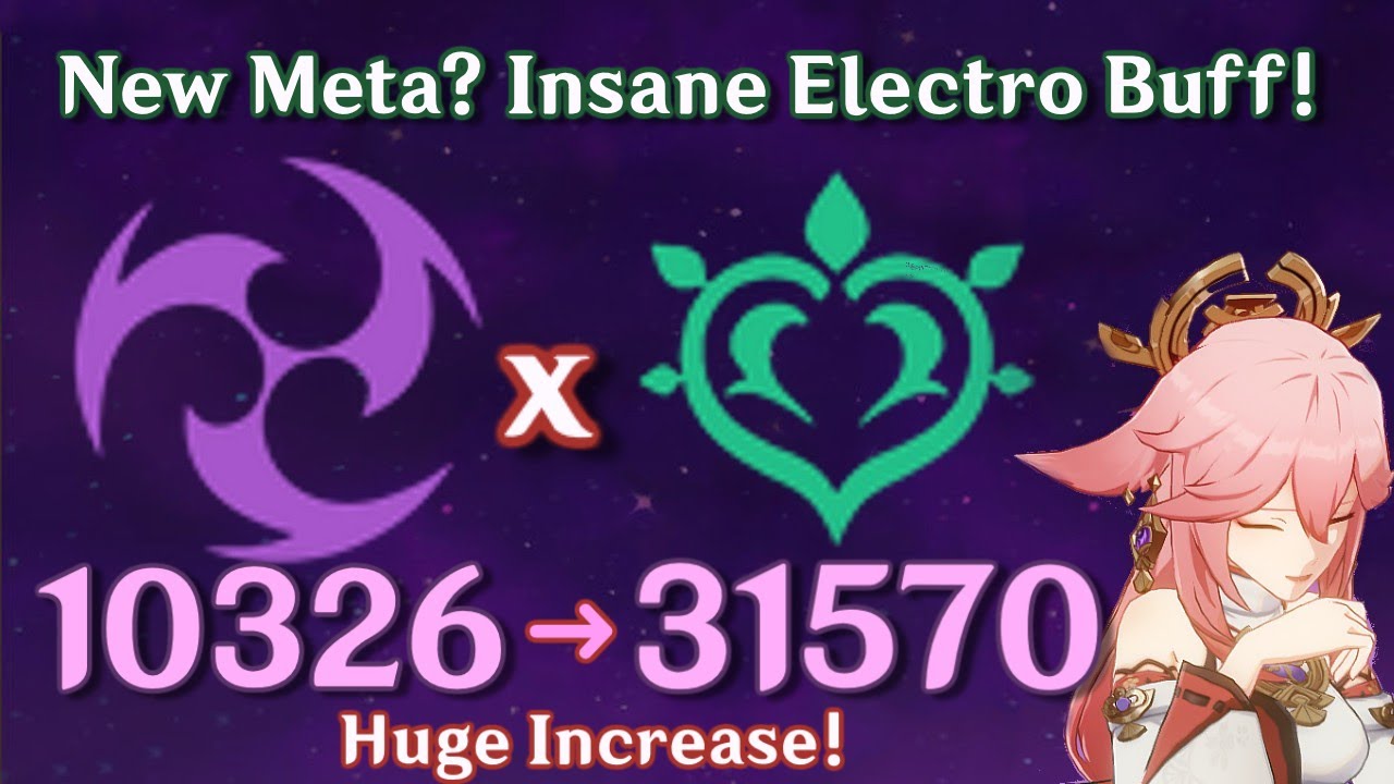 Insane Electro Buff with C0 Dendro MC! Yae Aggravate Buff & ATK/EM Sands Comparison Showcase