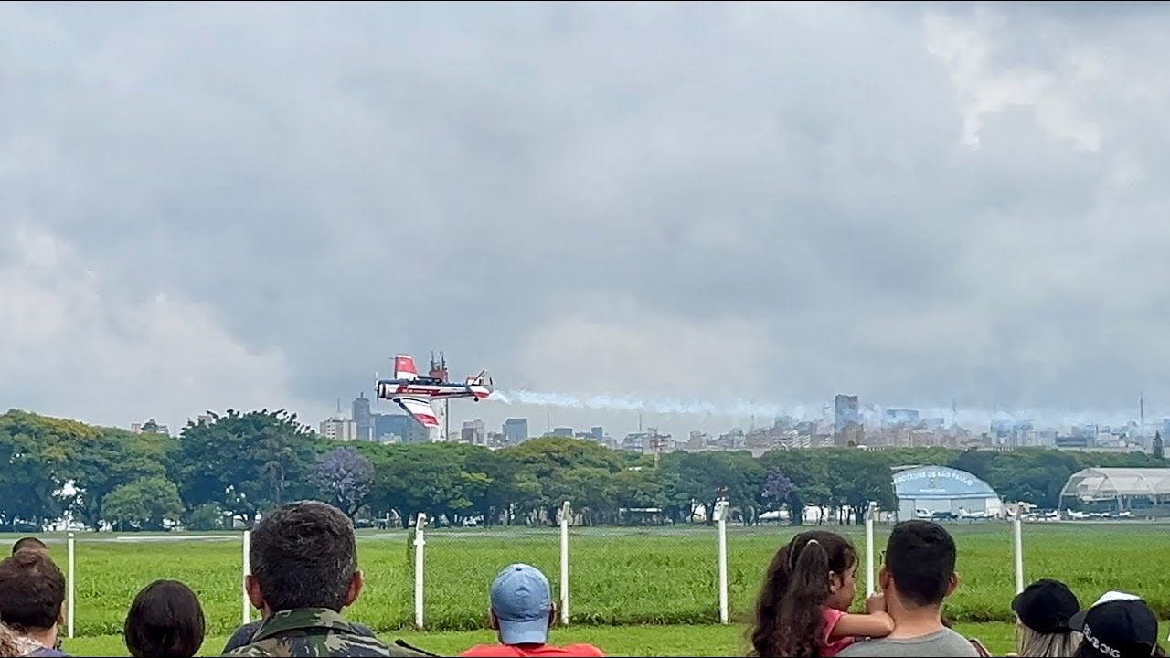 4K - Avião T-6 da FAB - Domingo Aéreo PAMA SP 2023