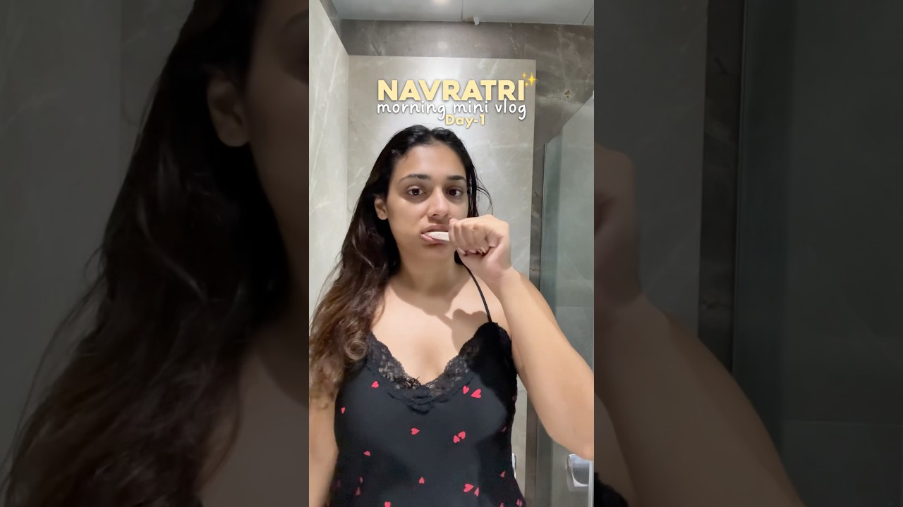 Мини-блог Наваратри День-1💗| #бхавьяарора #navratri2025 #minivlog
