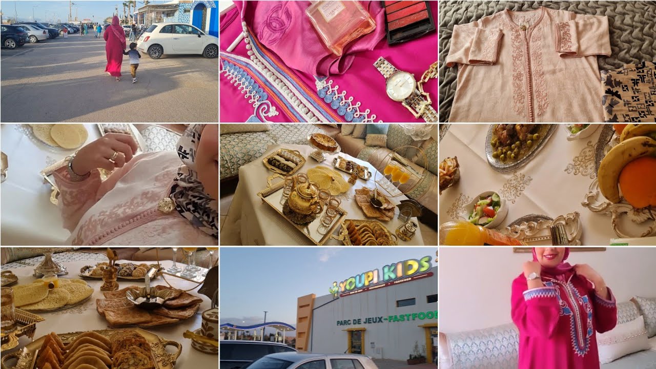 أجواء عيد الفطر بتقاليد مغربية و طبيلة فطور متولة🇲🇦👌واخة الظروف عطيت لكل حاجة حقها😌جلابة العيد💕