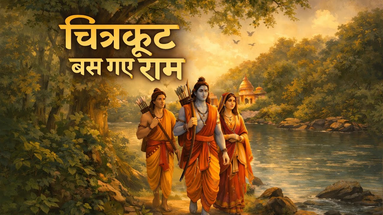चित्रकूट बस गए रघुवर | Shri Ram Van Gaman Bhajan | मन शांत हो जाएगा #ShriRam#RamBhajan#vangaman