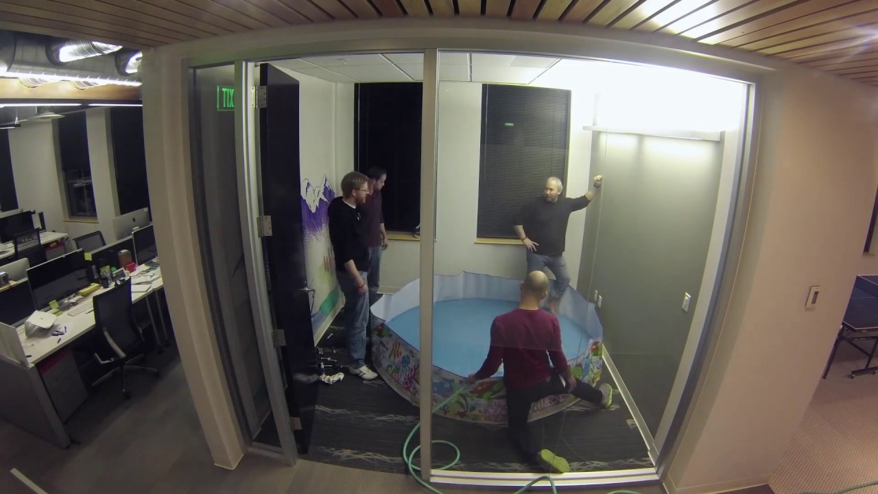 Office Pond Prank
