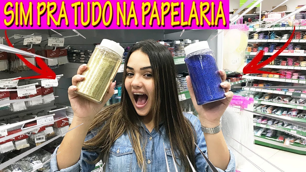 MINHA MÃE DISSE SIM PRA TUDO NA PAPELARIA