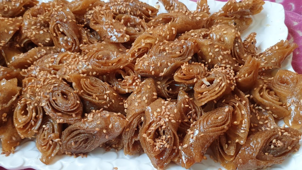 لسان طير بدون غلوتين سهل ماهل😍اقتصادي بدون دقيق مصنع#معسلات رمضان#