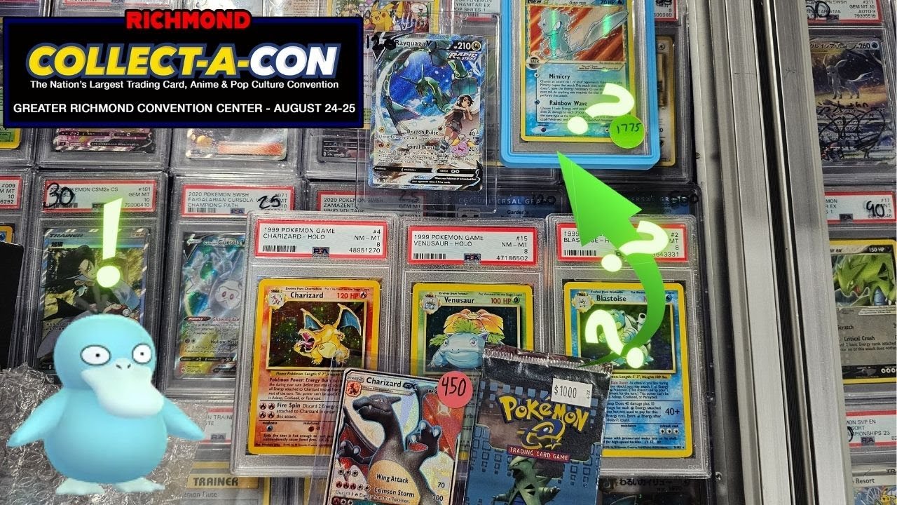 Collect-A-Con Richmond Day 2 Pokémon Trade Up Challenge Aquapolis Pack Opening!