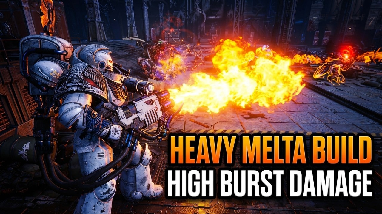 Heavy Melta Build & Gameplay - Hard Strata Vox Lib | Warhammer 40k Space Marine 2 No Commentary