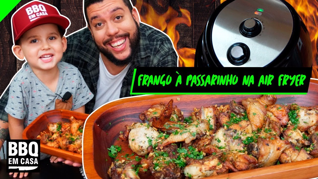 FRANGO À PASSARINHO FEITO NA AIRFRYER