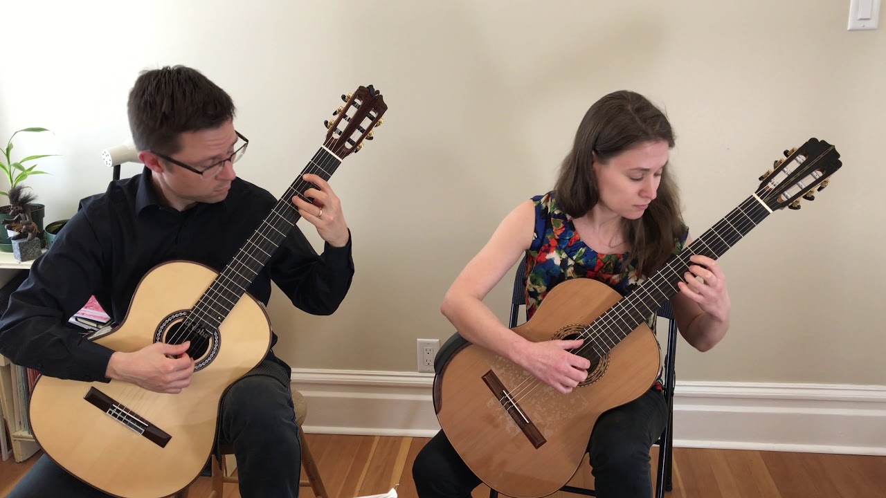 Duet: La Rossignol (Anonymous Lute Duet) for 2 guitars