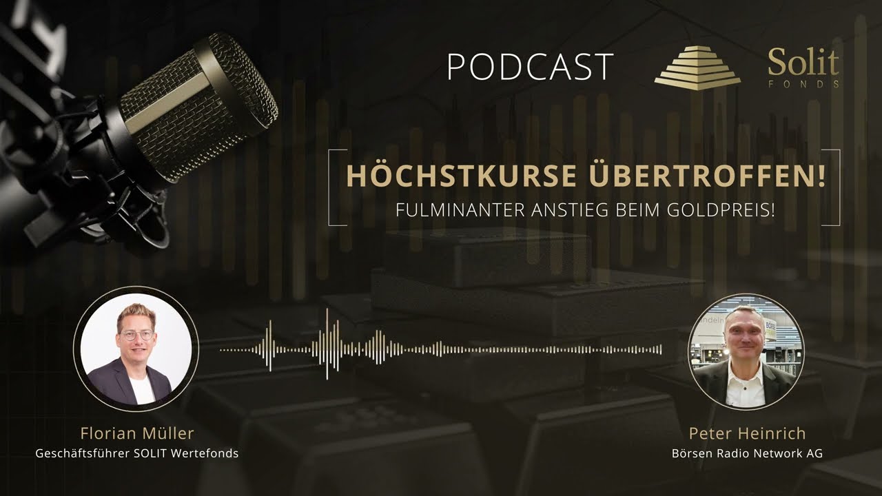 Höchstkurse übertroffen! Fulminanter Anstieg beim Goldpreis!