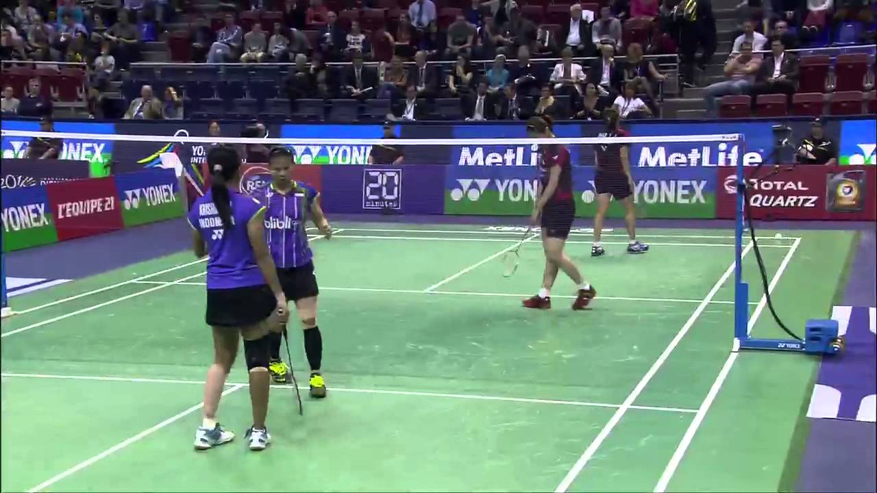 Yonex French Open 2015 | Badminton QF M4-WD | Chae/Kim vs Mah/Pol
