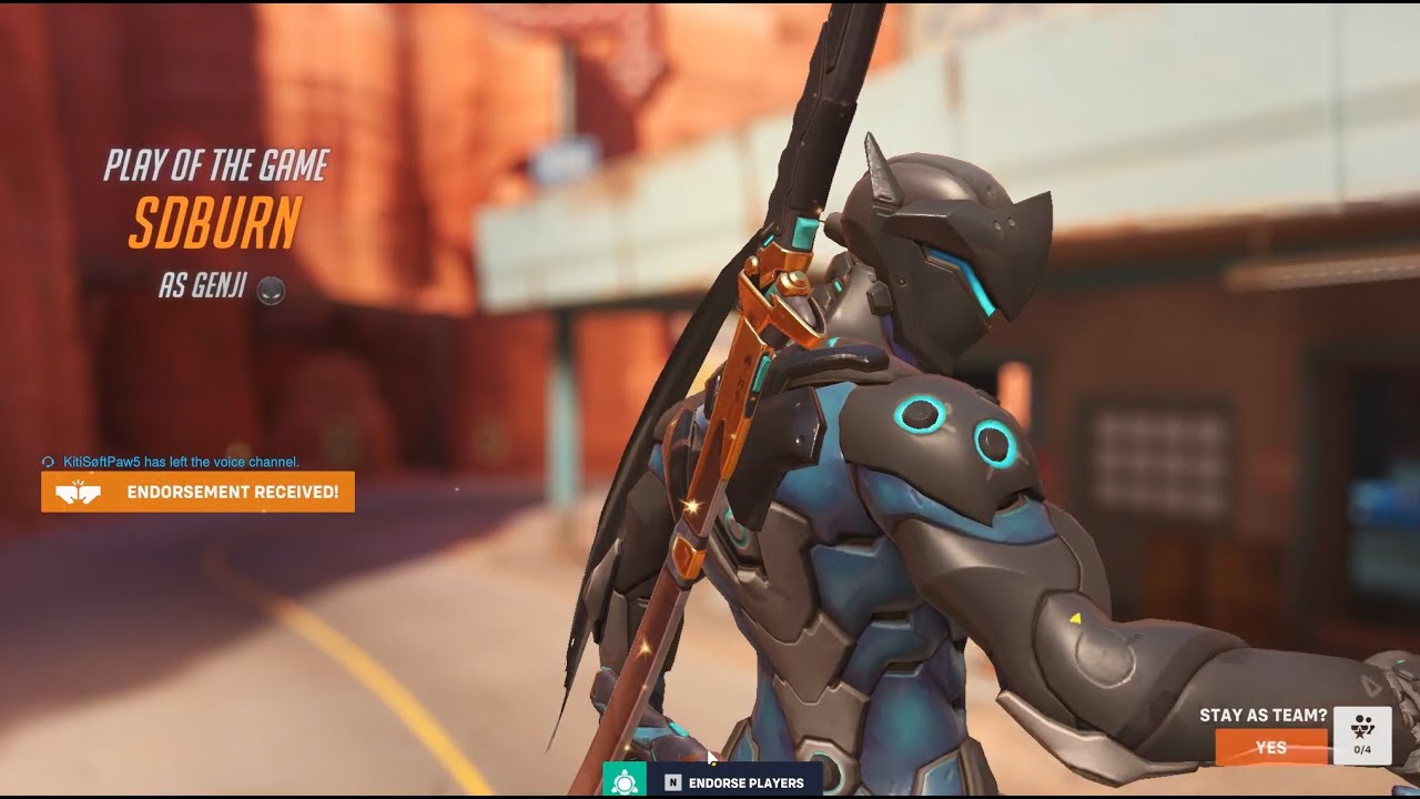 Overwatch 2 Genji Legend Shadowburn Is Back Again -Intense Genji Gameplay-
