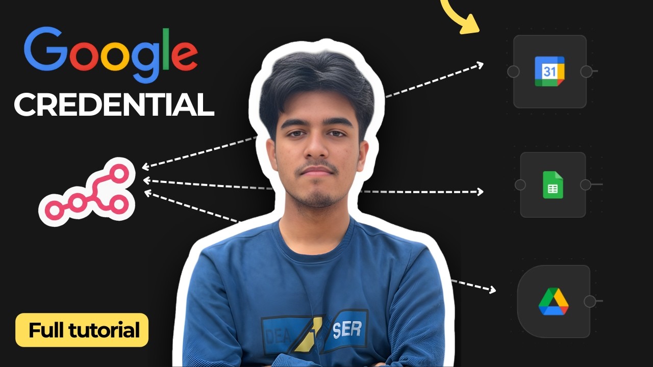 Connect Google Credentials in n8n in 5 Minutes ( Google Sheets, Drive, & Gmail )