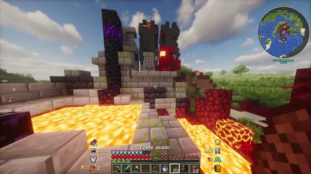 #minecraft Zombi Faso Cap. 7 Explorando nuevos terrenos